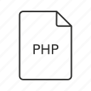.php, personal home page, personal home page file, php file, php file icon, php icon