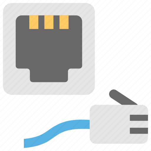 Internet connection, network connectivity, network connectors, network ports, online connection icon - Download on Iconfinder
