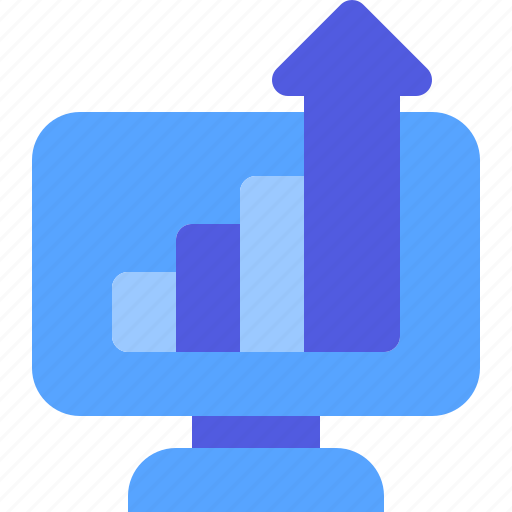 Arrow, bar, chart, increase, up icon - Download on Iconfinder