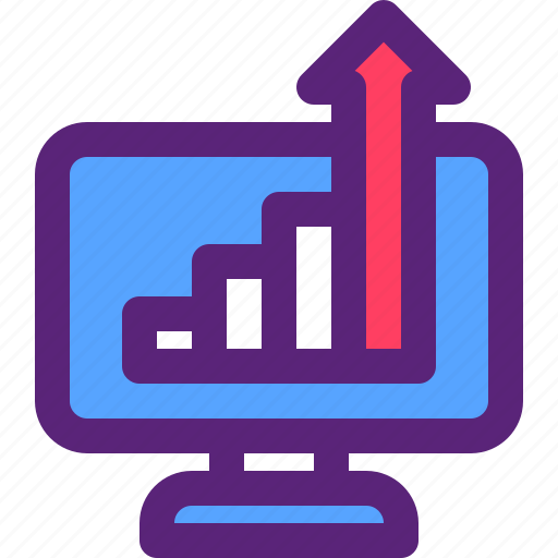 Increase, arrow, bar, chart, up icon - Download on Iconfinder