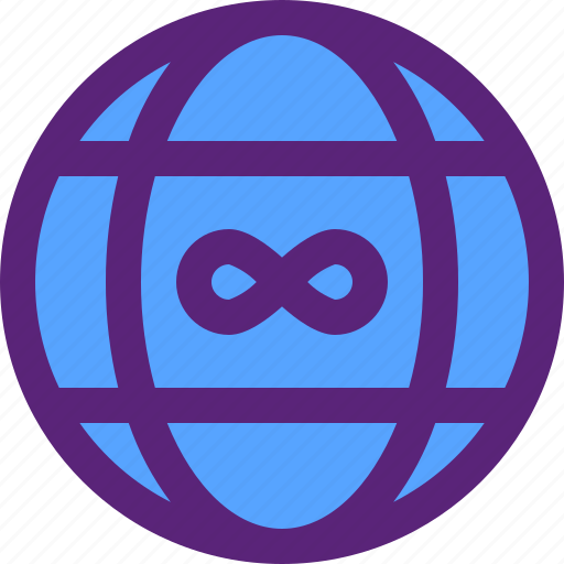 Unlimited, infinity, internet, website, world icon - Download on Iconfinder
