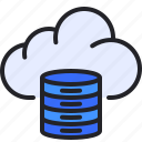 cloud, database, hosting, server, storage