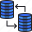 database, hosting, server, share, storage 