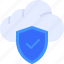 checklist, cloud, computing, protection, shield 