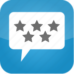 Buble, quote, rating, review, starts, award, reward icon - Download on Iconfinder