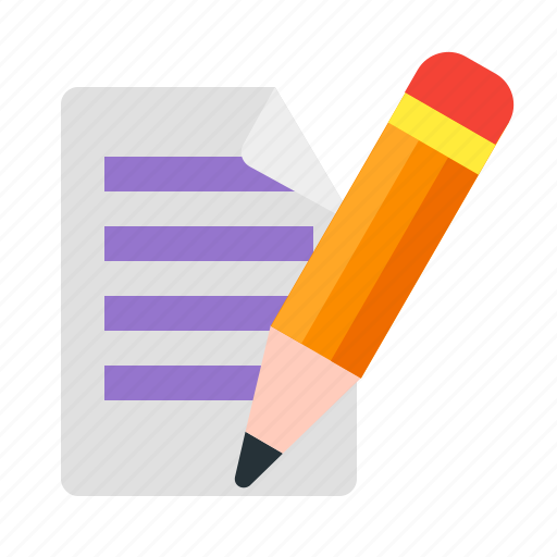 Doc, edit, paper, pencil icon - Download on Iconfinder