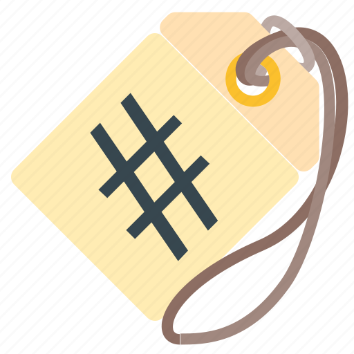 Hashtag, label, seo, tag icon - Download on Iconfinder