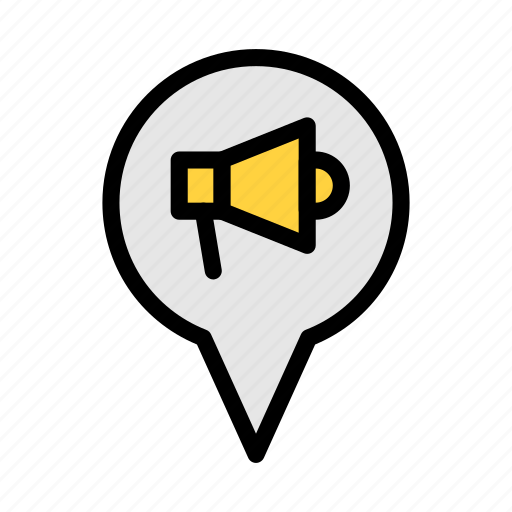 Location, ads, marketing, map, advertisement icon - Download on Iconfinder