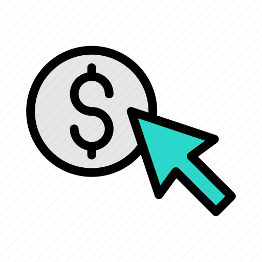 Payperclick, online, web, marketing, dollar icon - Download on Iconfinder