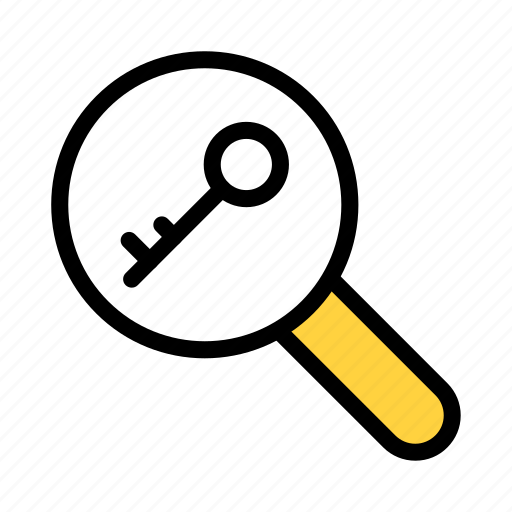 Search, privacy, key, lock, protection icon - Download on Iconfinder