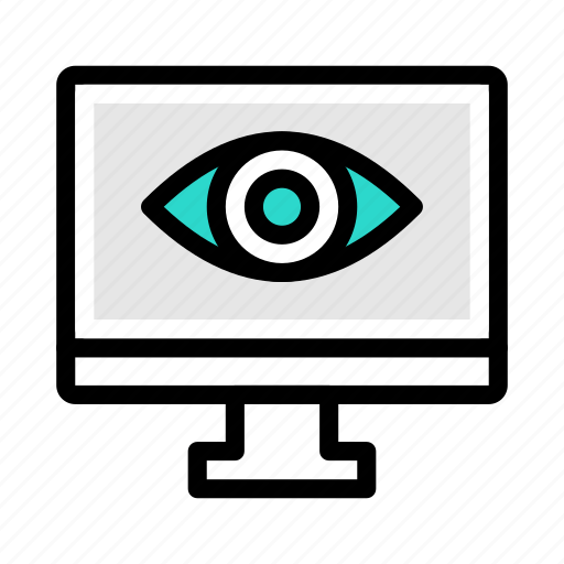 View, research, eye, web, screen icon - Download on Iconfinder