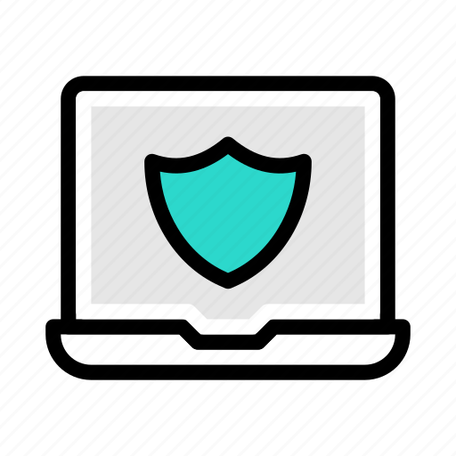 Web, security, internet, shield, laptop icon - Download on Iconfinder