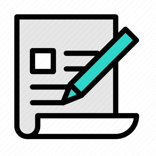 Write, edit, notes, web, marketing icon - Download on Iconfinder