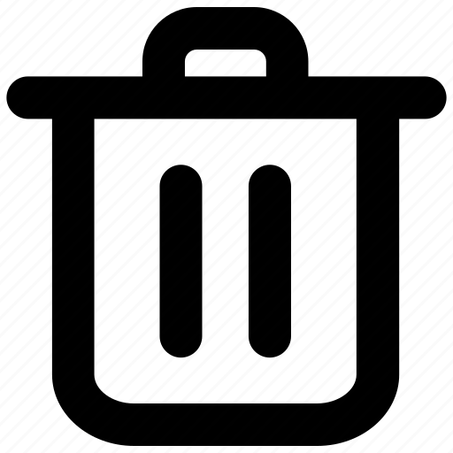 Delete, dustbin, garbage, mobile, trash, web icon - Download on Iconfinder