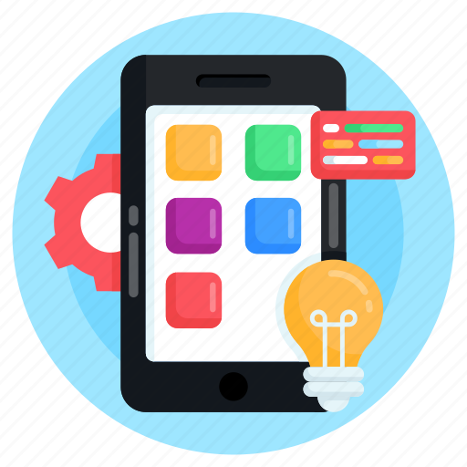 Creative app, app idea, app development, app design, mobile interface icon - Download on Iconfinder
