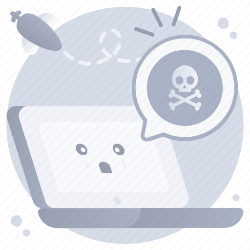 Cyber error, cyber threat, cyber crime, online danger, cyber danger icon - Download on Iconfinder
