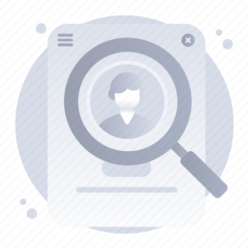 Search person, search user, search candidate, recruitment, find customer icon - Download on Iconfinder