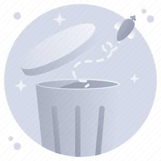 Eliminate, delete, empty bin, wastebasket, dustbin icon - Download on Iconfinder