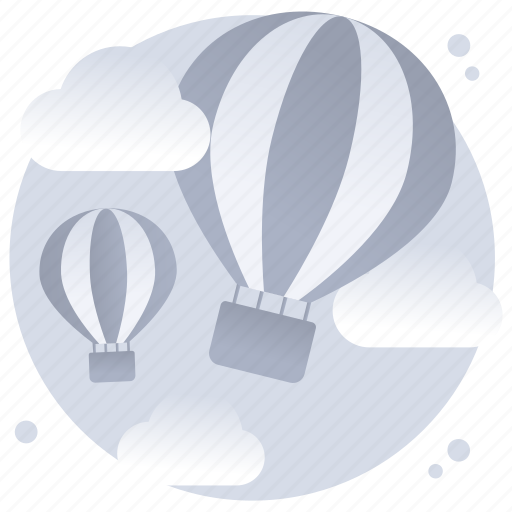 Hot air balloons, aerostats, ballooning, gasbag, airship icon - Download on Iconfinder