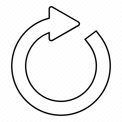 Arrow, circle, circular, full circle, redo, refresh icon - Download on Iconfinder