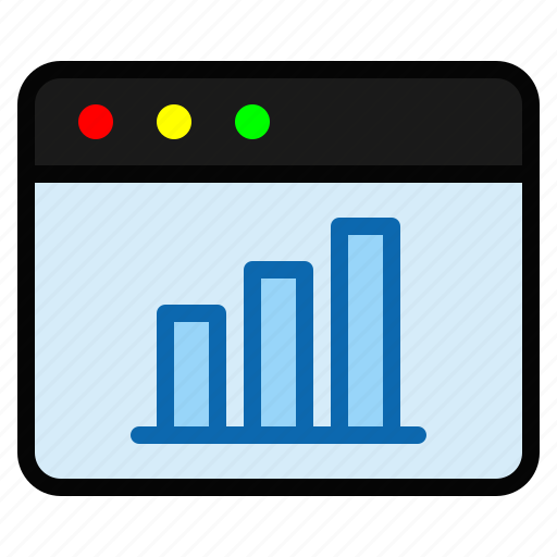 Analytics, browser, chart, page, statistic, web page, website icon - Download on Iconfinder