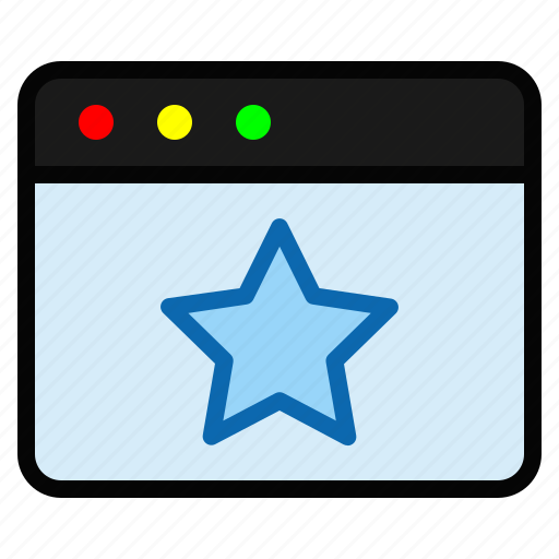 Browser, favorite, page, rating, star, web page, website icon - Download on Iconfinder