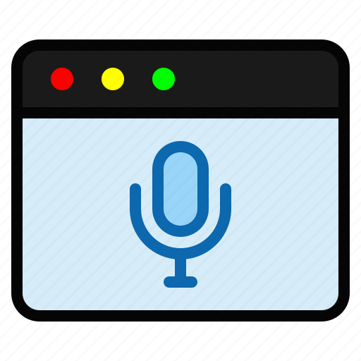 Audio, browser, microphone, page, podcast, web page, website icon - Download on Iconfinder
