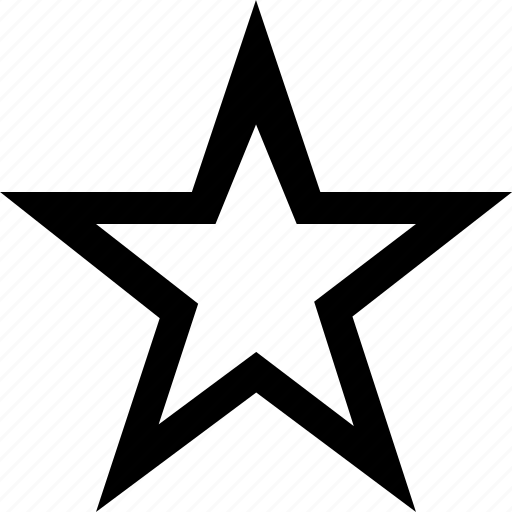 Star, empty, bookmark icon - Download on Iconfinder