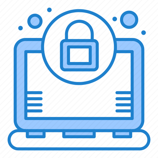 Encryption, laptop, lock icon - Download on Iconfinder