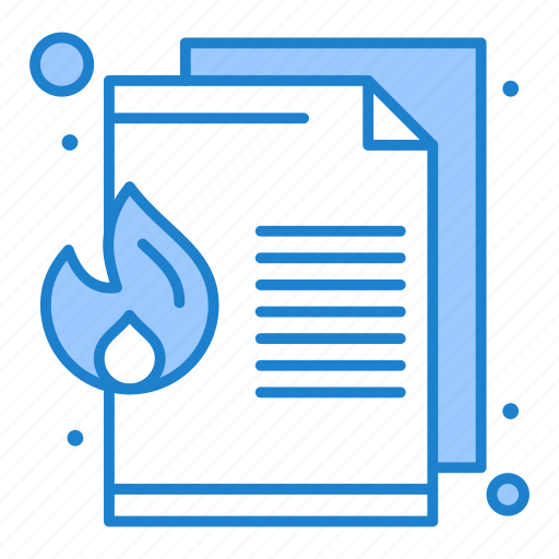 Data, document, file, fire, loss icon - Download on Iconfinder