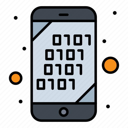 Binary, code, mobile, search icon - Download on Iconfinder