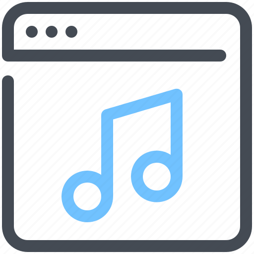 Browser, marketing, music, optimization, sound, web, webpage icon - Download on Iconfinder