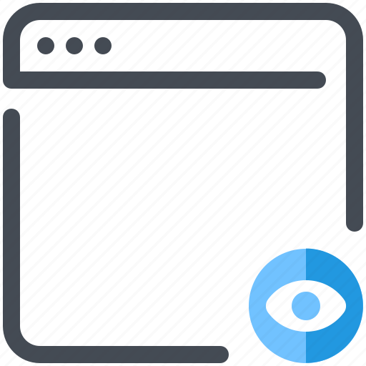 Browser, eye, interface, visibility, web, webpage icon - Download on Iconfinder