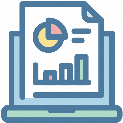 Analytics, computer, graph, monitoring, report, screen, statistics icon - Download on Iconfinder