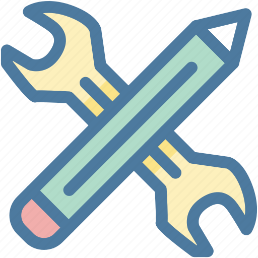Creativity, custom, design, designing, pencil, tool, wrench icon - Download on Iconfinder