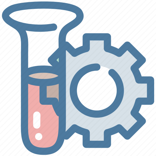 Check, experiment, gear, qa, research, test, testing icon - Download on Iconfinder