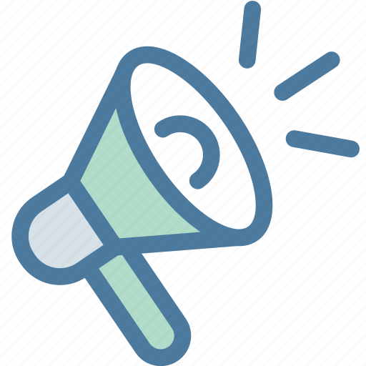 Ads, advertising, announcement, marketing, megaphone, promotion, speaker icon icon - Download on Iconfinder