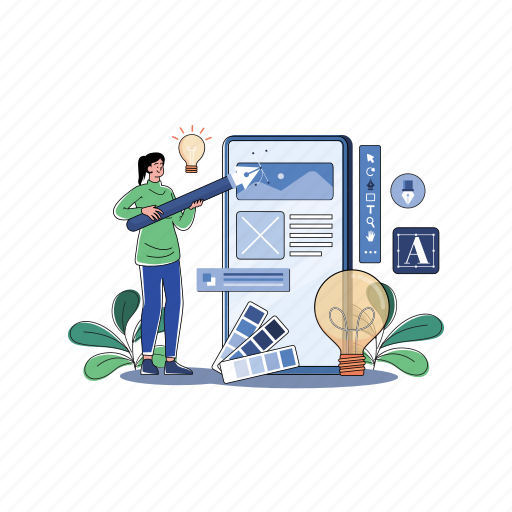 Engineering, database, programming, server, connect, idea, homepage illustration - Download on Iconfinder