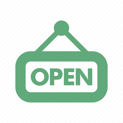 Ecommerce, online shopping, open sign, open shop icon - Download on Iconfinder