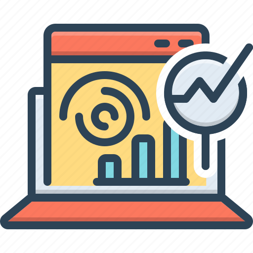 Analyzing, chart, optimization, progress, statistics, web analytics, website icon - Download on Iconfinder