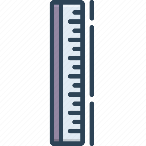 Dimension, geometric, measurement, ruler, scale, tool, yardage icon - Download on Iconfinder