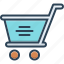 cart, commercial, marketing, purchase, shopping, shopping cart, trolly 