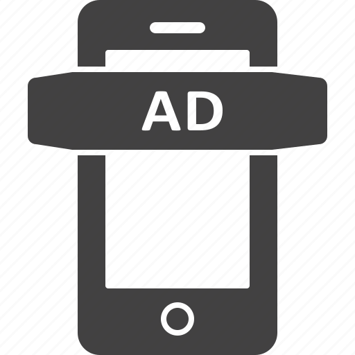 Ad, advertising, mobile, mobile ad icon - Download on Iconfinder