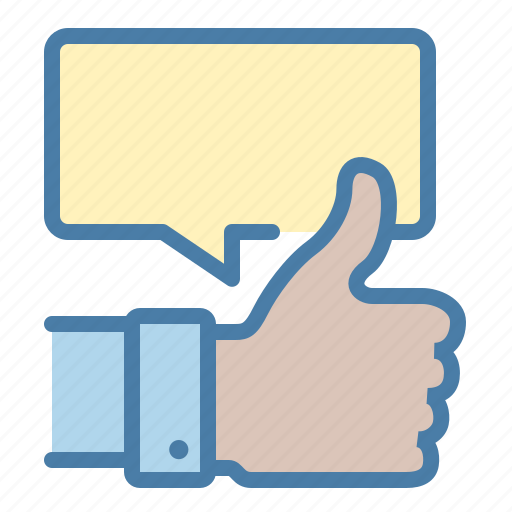 Feedback, hand, positive, review, thumbup icon - Download on Iconfinder