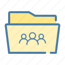 folder, group, network, shared