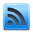 Blue, feed, rss icon - Free download on Iconfinder