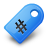 Blue, tag icon - Free download on Iconfinder