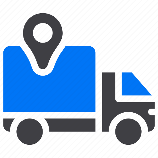 Delivery, shipping, logistics, tracking delivery, track, location, truck icon - Download on Iconfinder