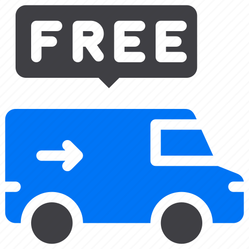 Delivery, shipping, logistics, free delivery, truck, cargo, transport icon - Download on Iconfinder