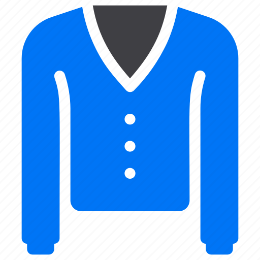 Fashion, clothes, shopping, cardigan, cashmere, sweater, winter icon - Download on Iconfinder